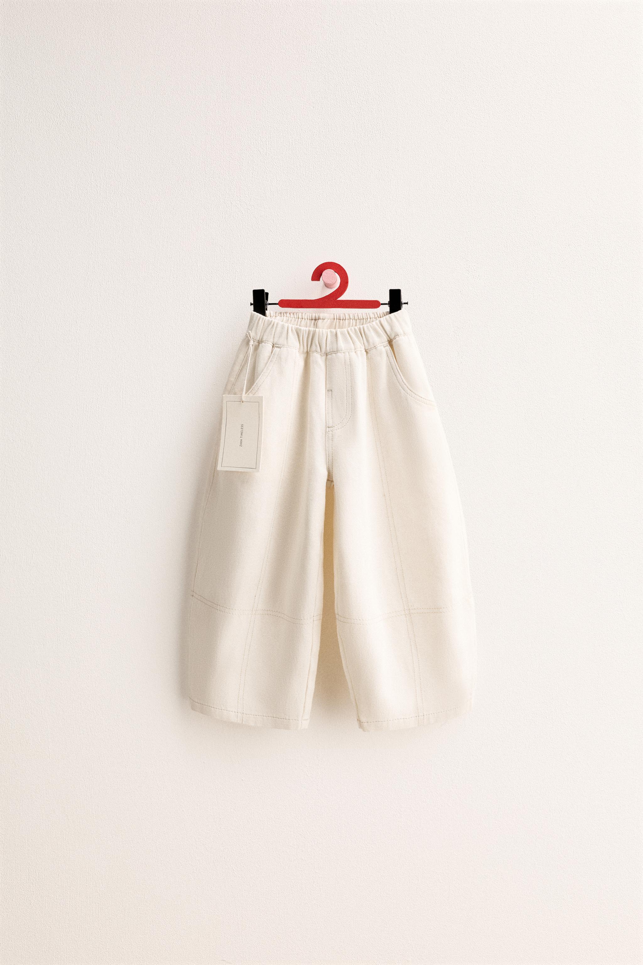 ZARA TIMELESS - PLAID BAGGY TWILL PANTS
